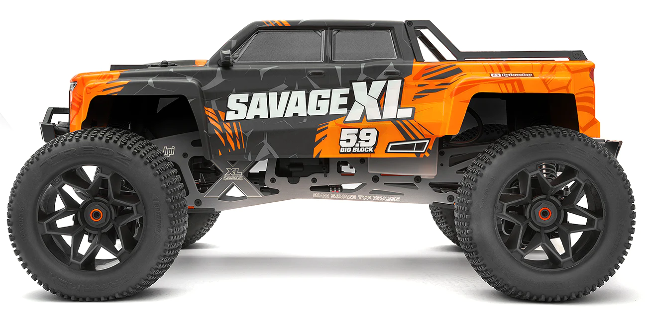 HPI Racing - Savage XL 5.9 GTXL-6 Nitro Powered Monster Truck RTR, 1/8 scale, 4WD, 2.4GHz Radio System view 5