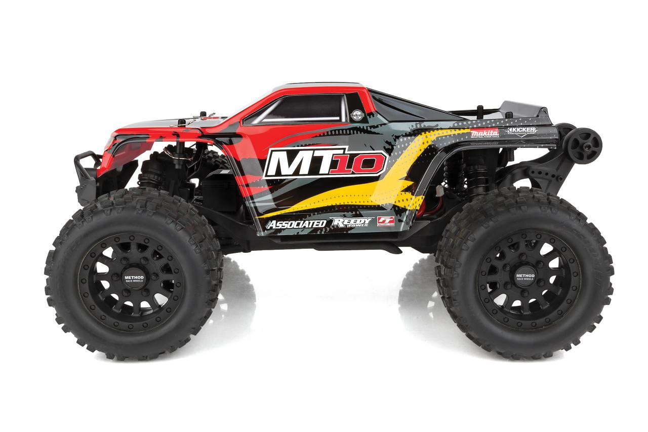 RIVAL MT10 1/10 Scale RTR Electric Brushless 4WD Monster Truck V2, Red view 2