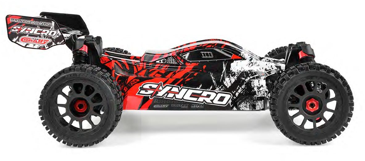 Syncro 2WD 1/8 3-4S Brushless Off Road Buggy, RTR, Red view 4