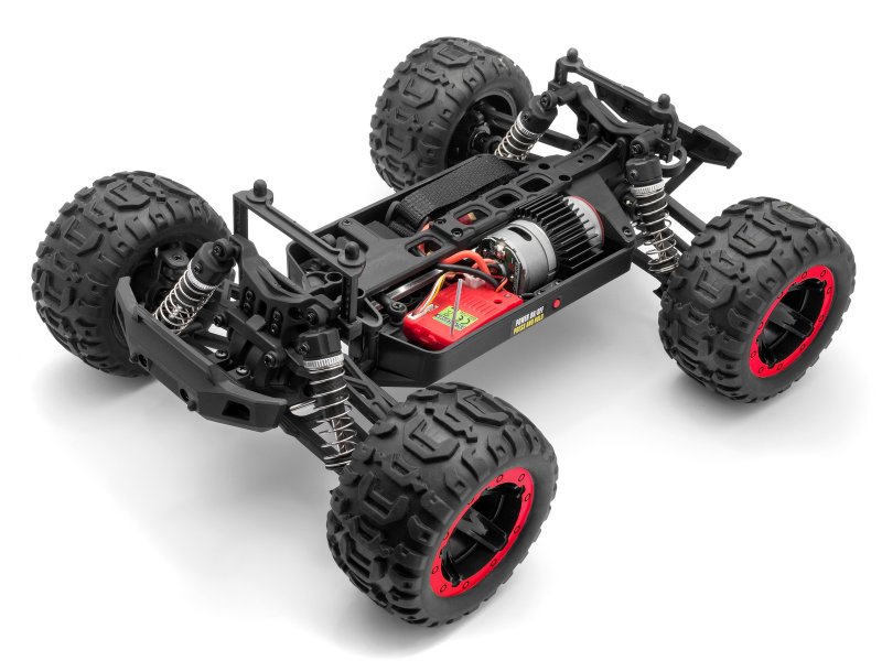 Slyder MT 1/16 4WD Electric Monster Truck - Red view 4