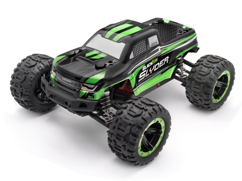 Slyder 1/16th RTR 4WD Electric Monster Truck - RTR - Green view 2