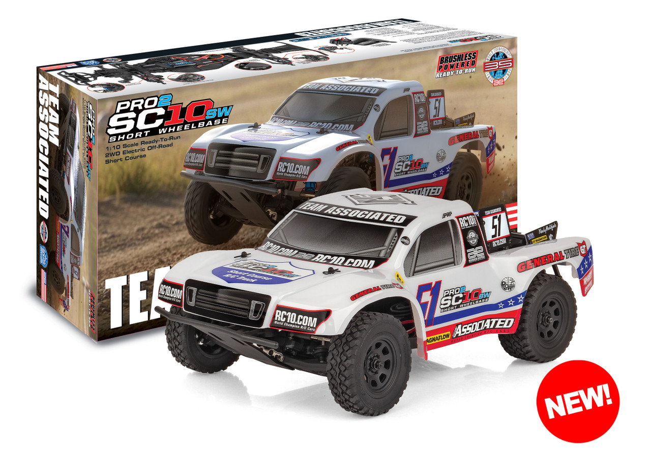 Pro2 SC10SW RTR - White view 2