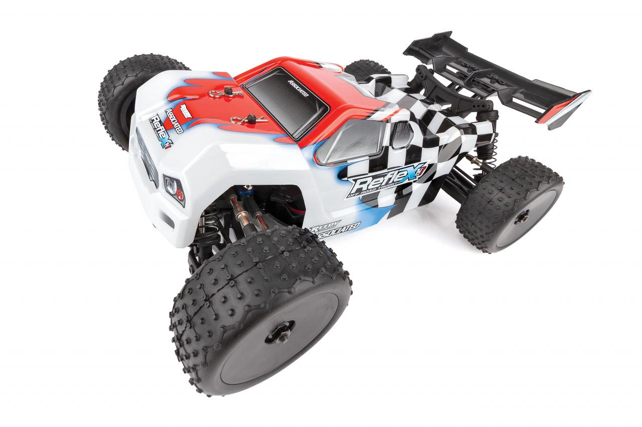 Reflex 14T 1/14 Scale RTR Electric 4WD Truggy, Combo with LiPo Battery and Charger view 3