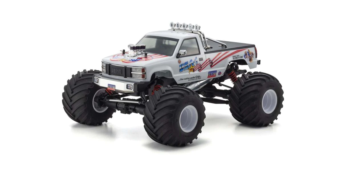 USA 1 Nitro 1/8 Scale Radio Controlled Monster Truck w/ .25 Engine view 2