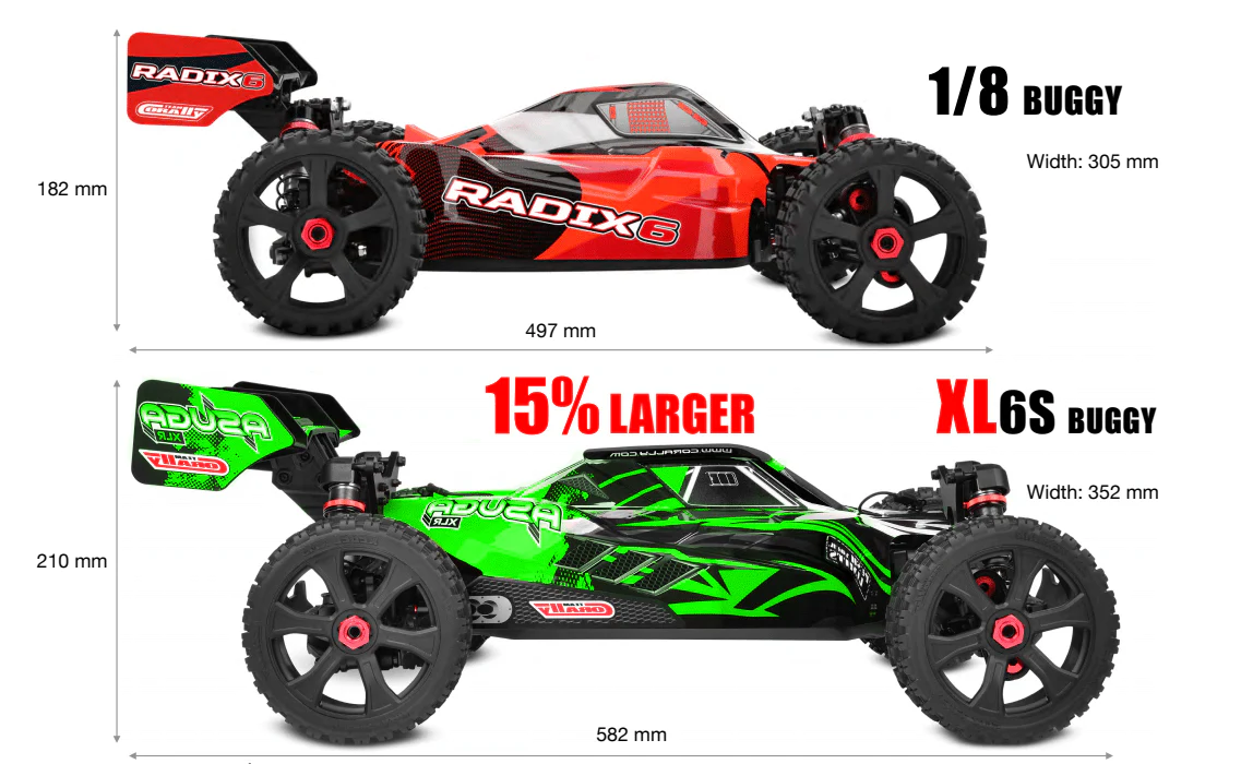 Corally - Asuga XLR 6S RTR Racing Buggy view 3