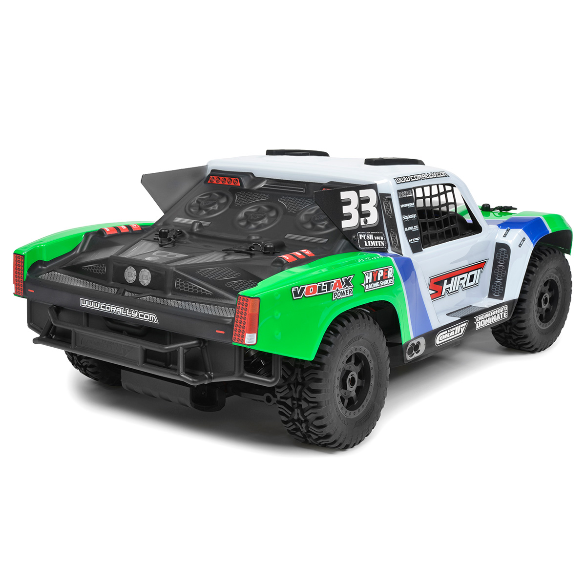 Shiroi XP6 1/8 6S Short Course Truck, RTR Version, Green view 3