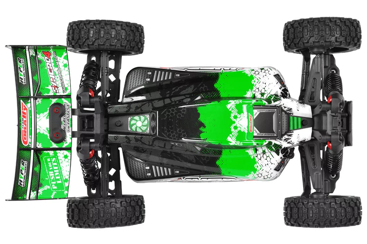 Syncro-4 1/8 4S Brushless Off Road Buggy, RTR, Green view 4