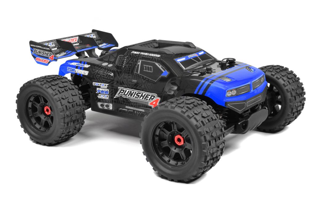 Punisher 4S Monster Truck RTR Version, Blue view 2