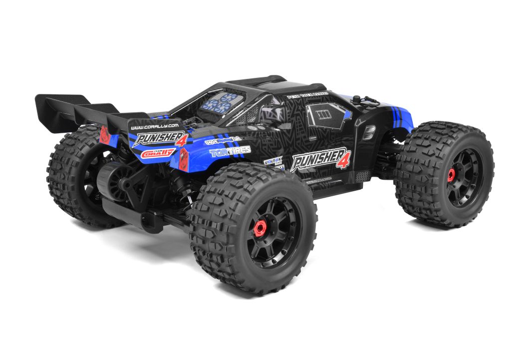 Punisher 4S Monster Truck RTR Version, Blue view 4