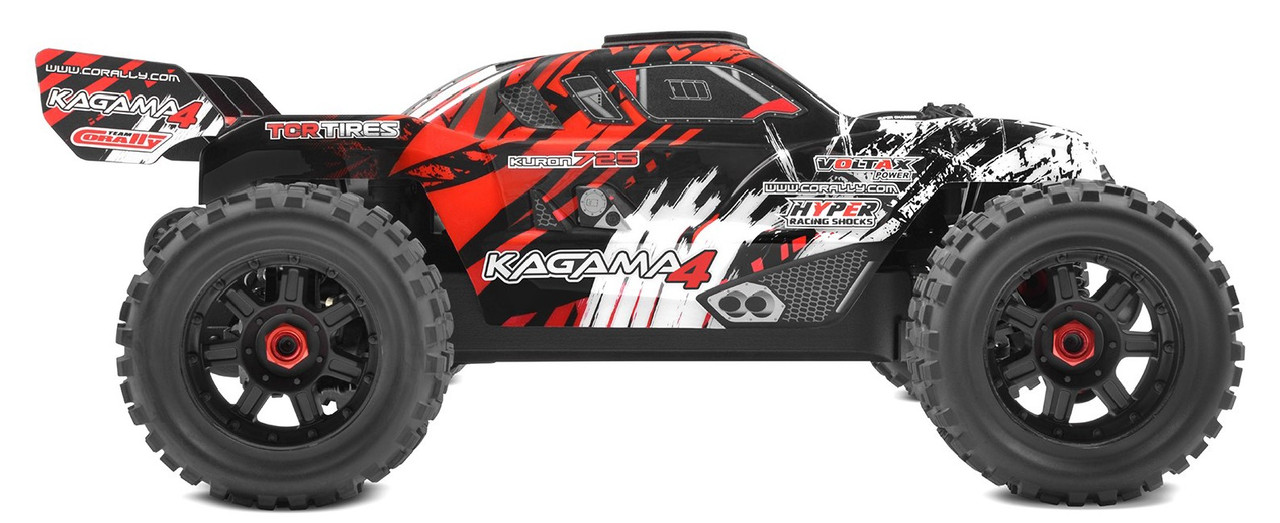 Kagama 4 XL 4S Monster Truck, RTR Version, Red view 3