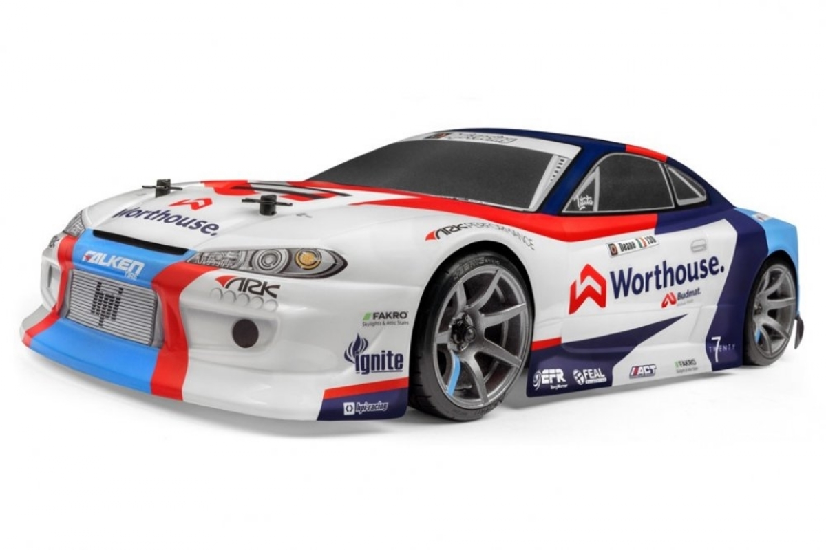 RS4 Sport 3 Drift Team Worthouse James Deane Nissan Silvia S15, Ready To Run with Battery &amp; Charger