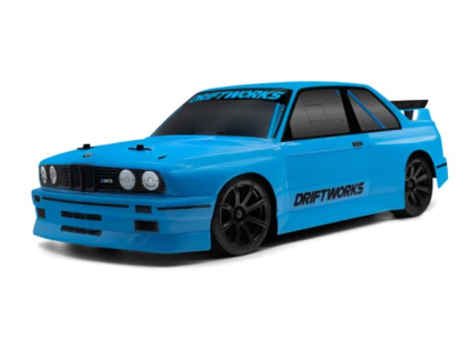 HPI Racing - RS4 Sport 3 BMW E30 Driftworks, 1/10 4WD RTR with 2.4GHz Radio System, Battery, and Charger