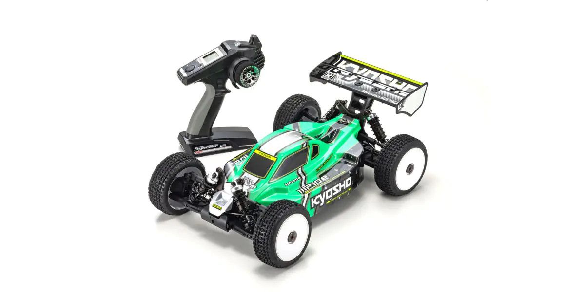 1/8 4WD Inferno MP10e Racing Buggy Green, Readyset
