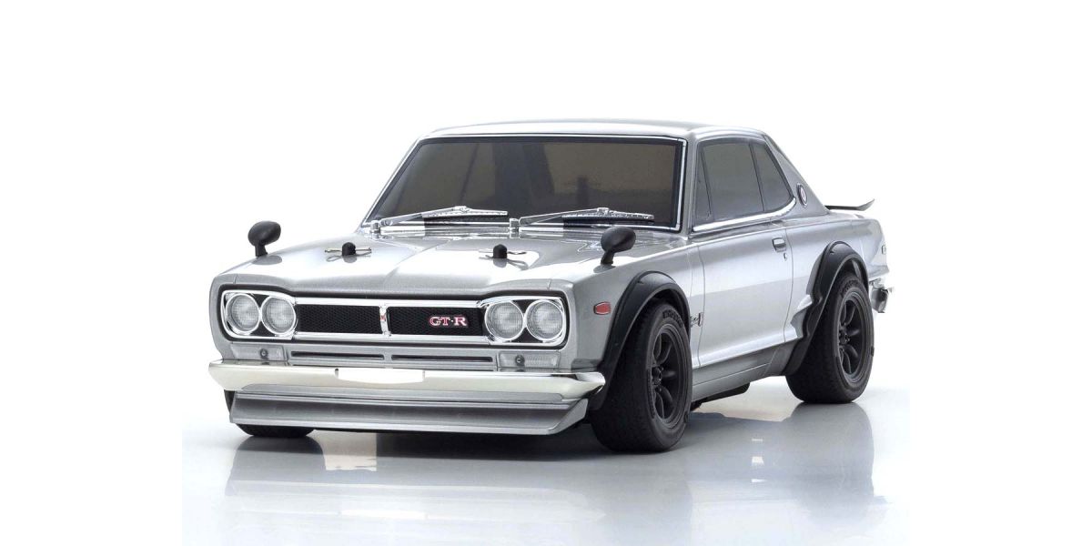 1/10 EP 4WD Fazer Mk2 FZ02 Nissan Skyline 2000GT-R (KPGC10), ReadySet, Tuned Version, Silver