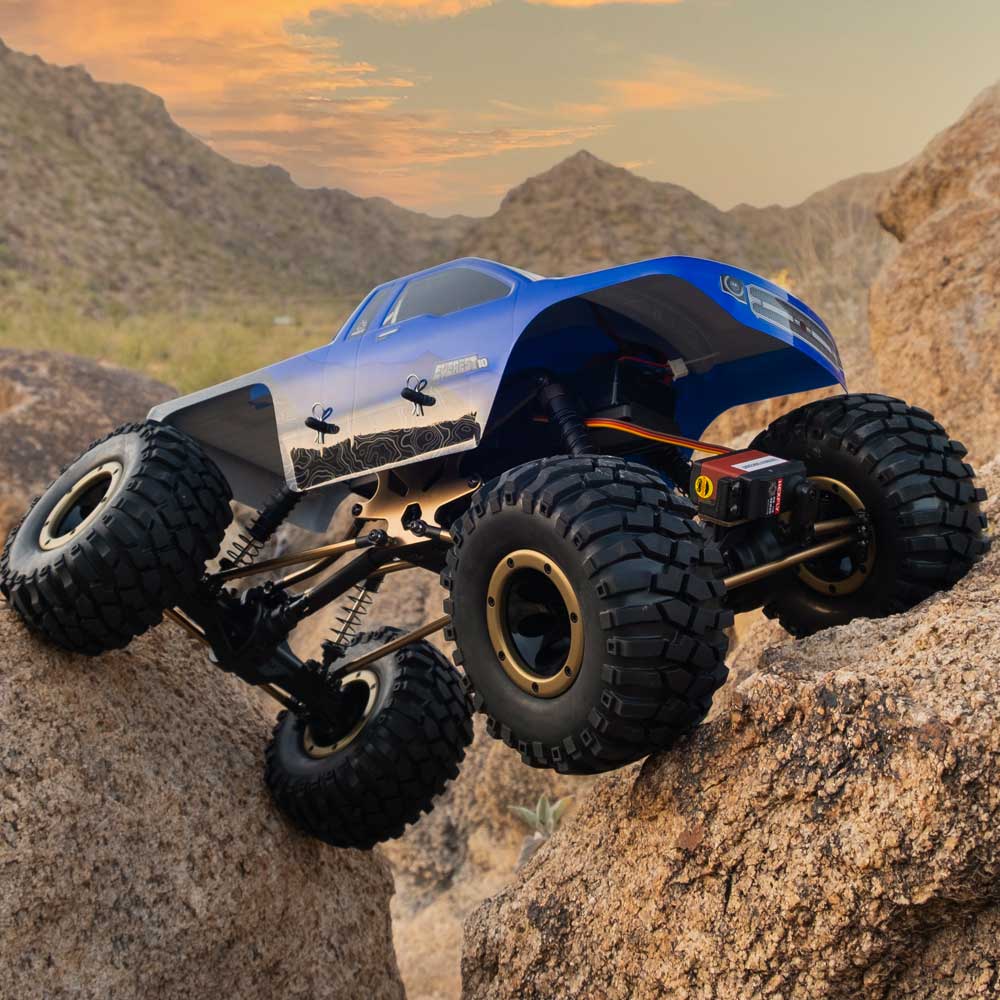 Redcat Everest-10 RC Crawler - 1:10 Brushed Electric Rock Crawler - Blue view 7