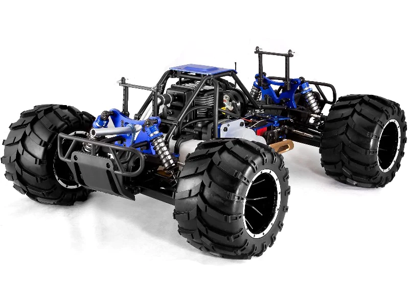 Rampage MT V3 RC Monster Truck - 1:5 Gas Powered Monster Truck - ORANGE-FLAME view 8