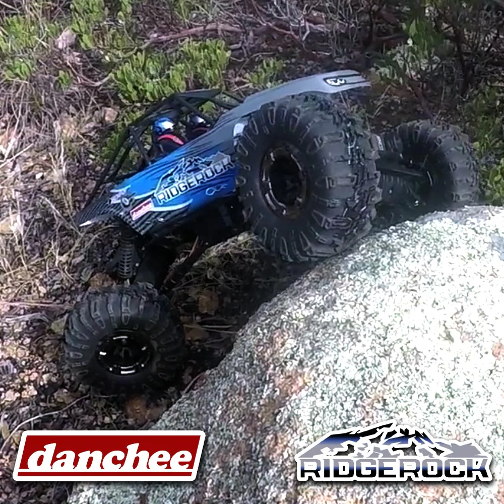 Danchee Ridgerock RC Crawler - 4 Wheel Steering - 1:10 Brushed Rock Crawler -BLUE/GRAY view 7