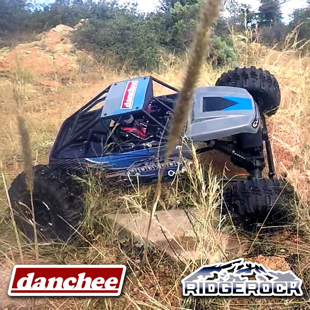 Danchee Ridgerock RC Crawler - 4 Wheel Steering - 1:10 Brushed Rock Crawler -BLUE/GRAY view 18