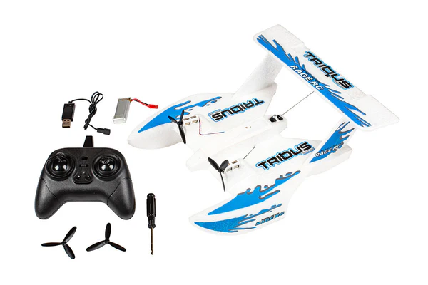 Tribus 250 Electric Powered RTF Amphibious Aircraft; Blue