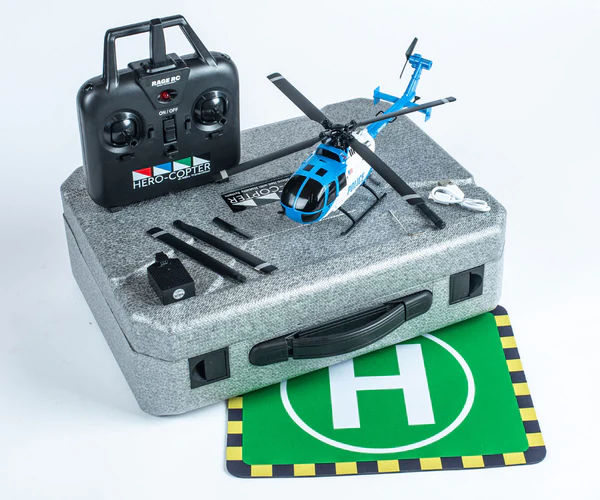Hero-Copter, 4-Blade RTF Helicopter; Police view 2