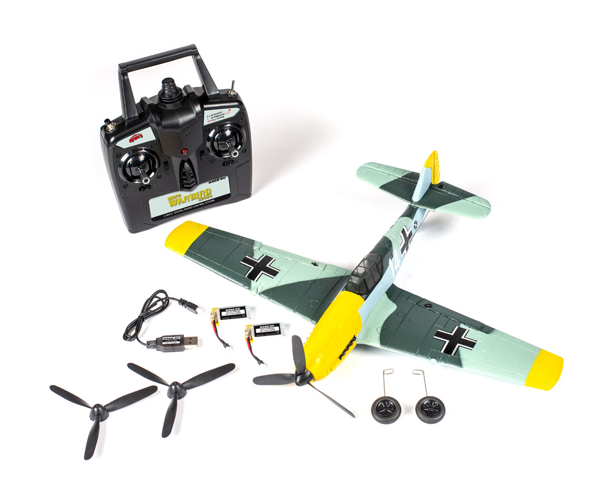 Messerschmitt Bf 109 Micro RTF Airplane with PASS (Pilot Assist Stability Software) System