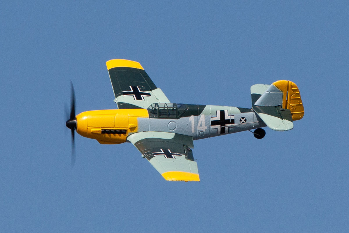 Messerschmitt Bf 109 Micro RTF Airplane with PASS (Pilot Assist Stability Software) System view 2