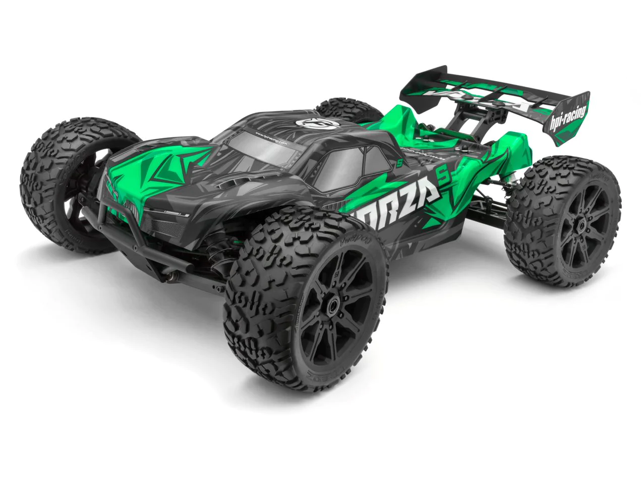 HPI Racing - Vorza S Truggy Flux RTR, 1/8 Scale, 4WD, Brushless ESC, w/ 2.4GHz Radio System, Green