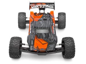 Vorza 4.6 Truggy, 1/8 Scale 4WD RTR Big Block Nitro w/2.4Ghz Radio System, Orange view 2
